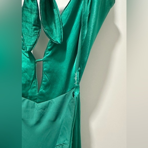 Bardot Karlotta Holiday Slip Dress Emerald Green - Picture 10 of 10
